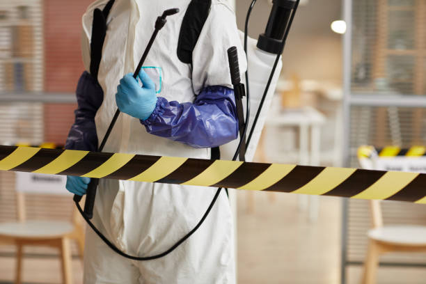 Professional Hoarding Cleanup technician working in Evansville, WI
